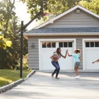 Family outside